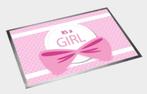 Feestelijke deurmat It's a Girl te koop, Versiering, Info@all4funbaarlo.nl, A, Nieuw