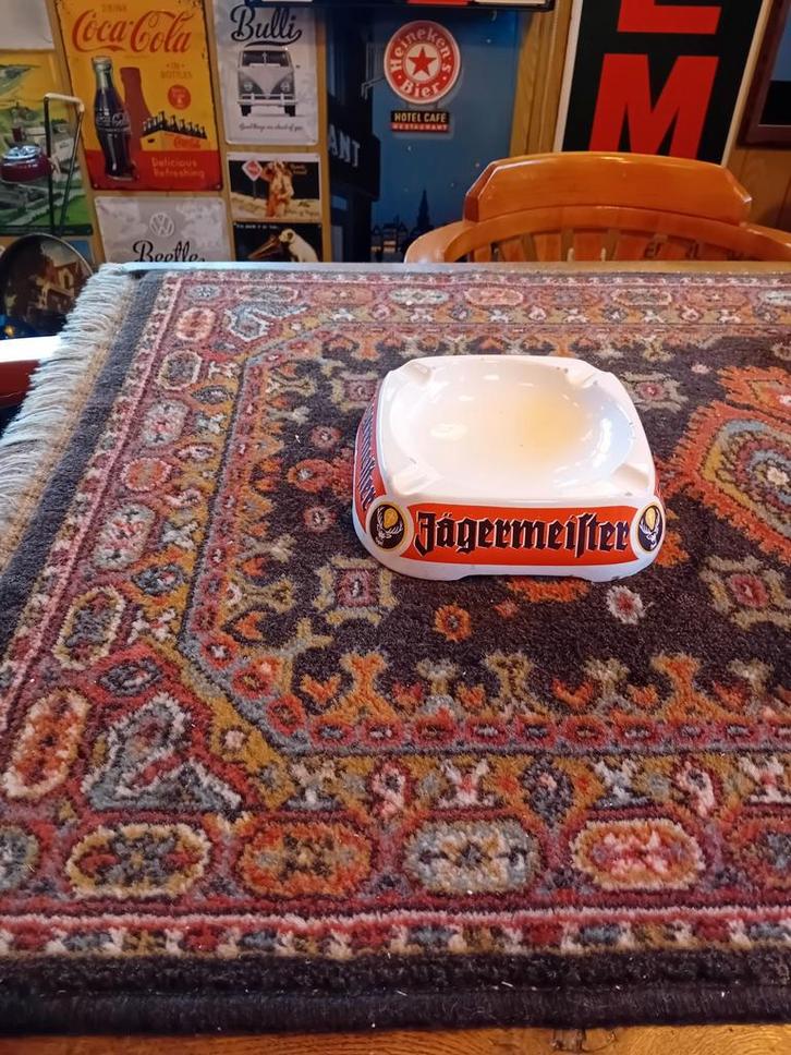 Mooie vintage jagermeister asbak., Verzamelen, Merken en Reclamevoorwerpen, Gebruikt, Gebruiksvoorwerp, Ophalen