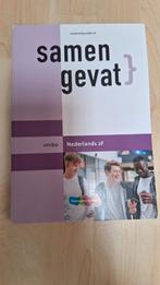 Samengevat VMBO Nederlands 2F, Boeken, Schoolboeken, Ophalen of Verzenden, Gelezen, Nederlands, ThiemeMeulenhoff