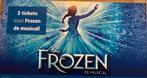 2 ticket voor de Musical Frozen, Tickets en Kaartjes, Twee personen