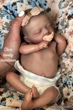 Reborn baby klein  salia 30 cm, Verzamelen, Poppen, Verzenden, Nieuw, Babypop, Levensecht of Reborn