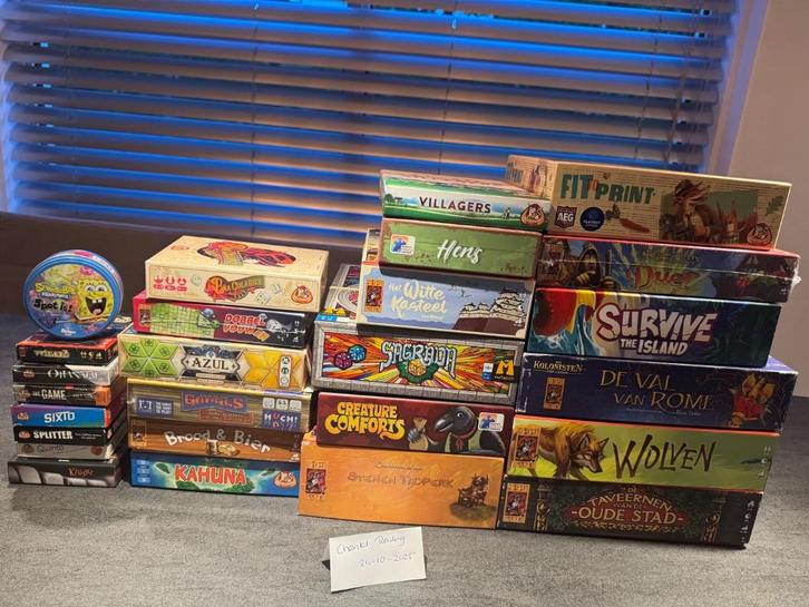 Bordspellen:Catan, Azul, Wolven, Creature, Witte kasteel,…, Hobby en Vrije tijd, Gezelschapsspellen | Bordspellen, Zo goed als nieuw