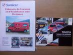 4x Hoogstaal + Sanicar + Toyota Brandweer folders/brochures, Boeken, Ophalen of Verzenden, Zo goed als nieuw, Toyota