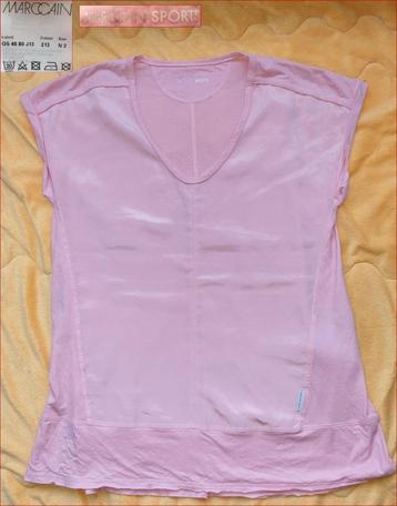 MARCCAIN roze T-shirt maat N2 ca.38/40 zgan beschikbaar voor biedingen