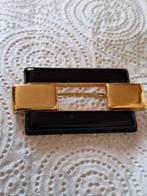 Monet Broche Speld - Gouden Accent, Sieraden, Tassen en Uiterlijk, Broches, Overige materialen, 4 tot 7 cm, Ophalen of Verzenden