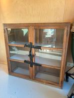 Vintage vitrinekast, Huis en Inrichting, Ophalen, 25 tot 50 cm, 100 tot 150 cm, 150 tot 200 cm
