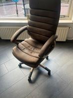 Ergonomische bureaustoel bruin chique, Huis en Inrichting, Bureaustoelen, Ophalen, Zo goed als nieuw, Bruin