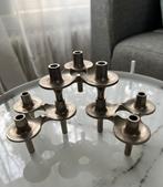 Vintage set van 3 Orion kandelaars design Fritz Nagel, Ophalen of Verzenden, Overige materialen