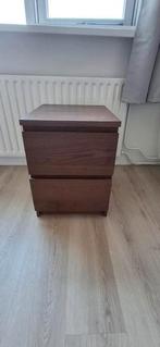 Ikea Malm nachtkastje 2 stuks, Huis en Inrichting, Ophalen, Hout, Minder dan 45 cm, Minder dan 55 cm