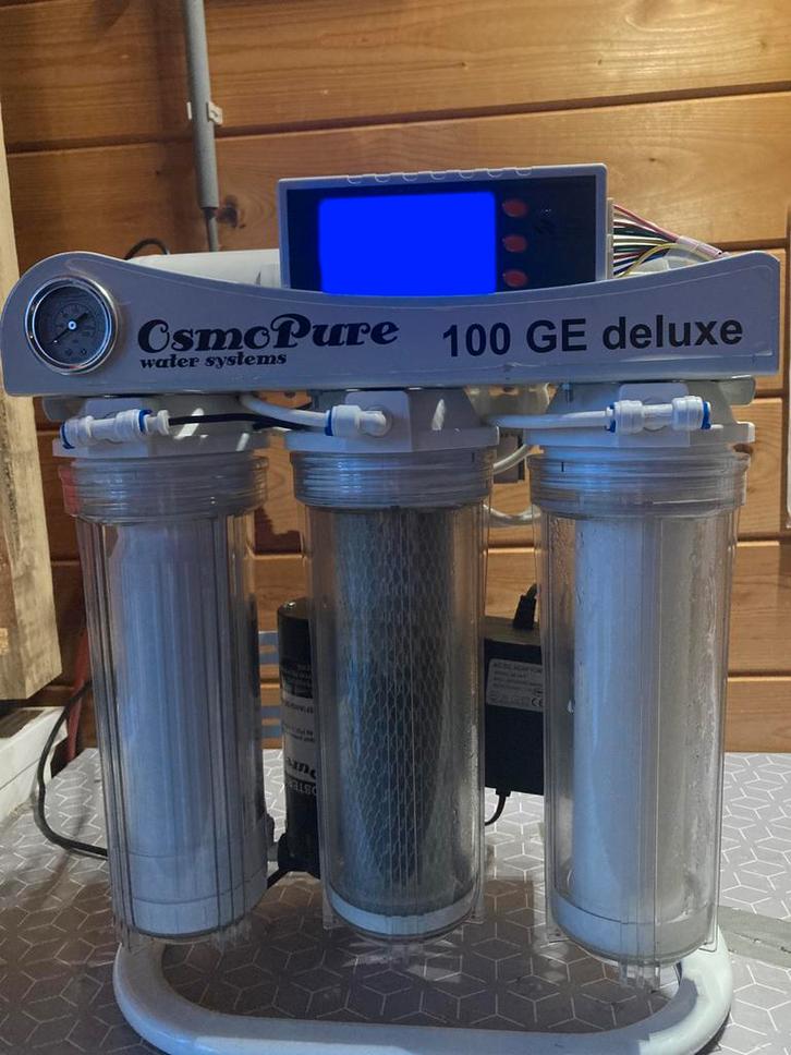 OsmosePure 100 GE deluxe osmose apparaat osmose systeem, Dieren en Toebehoren, Vissen | Aquaria en Toebehoren, Gebruikt, Overige typen