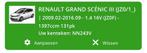 Dakdragers Renault Grand Scenic, Ophalen, Gebruikt