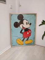 Mickey Mouse Affiche (vintage)in Gouden Lijst, Ophalen of Verzenden