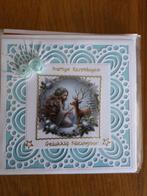 Kerstkaartje met elfje en hertje no. 415, Ophalen of Verzenden, Nieuw, Kerst