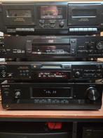 Sony STR-DH100 en DVP-S725D en MDS-JE530 en TC-WE305, Audio, Tv en Foto, Stereo-sets, Cd-speler, Losse componenten, Zo goed als nieuw