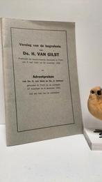 Gilst, Ds. H. van; Verslag van de begrafenis en Adventspreke, Ophalen of Verzenden, Gelezen, Christendom | Protestants