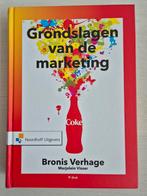 Bronis Verhage - Grondslagen van de marketing, Ophalen of Verzenden, Zo goed als nieuw, Economie en Marketing, Bronis Verhage; Marjolein Visser