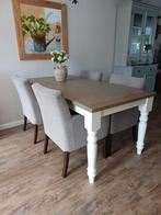 Brocante Eettafel 180x90cm, Huis en Inrichting, Tafels | Eettafels, Ophalen, Gebruikt, 50 tot 100 cm, 150 tot 200 cm