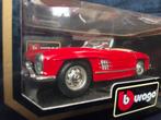 Burago Mercedes 300 SL Roadster 1957 - Nieuwstaat, Ophalen of Verzenden, Zo goed als nieuw, Auto, Bburago