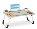 Inklapbare laptoptafel met tablethouder NIEUW– Voor bed & ba, Ophalen of Verzenden, Nieuw