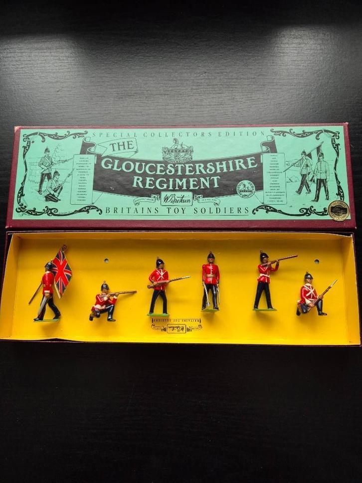 Tinnen soldaatjes The Gloucestershire Regiment, Antiek en Kunst, Antiek | Speelgoed, Ophalen of Verzenden