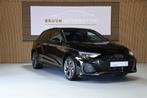 Audi A3 45 Tfsi e 272pk S-tronic 2025 Zwart, Auto's, Audi, 1498 cc, 4 cilinders, 250 km/l, Leder en Stof