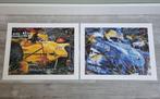 F1 Litho Jordan Schumacher & Benetton Fisichella E.J.Kramer, Ophalen of Verzenden, Zo goed als nieuw, Formule 1