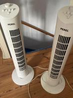 Twee kolom ventilatoren Perel, Ophalen