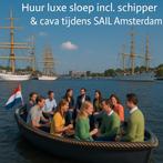 SAIL 2025 – Huur luxe sloep incl. schipper & cava!, Met schipper, Sloep of Motorboot