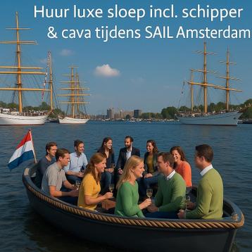 SAIL 2025 – Huur luxe sloep incl. schipper & cava! beschikbaar voor biedingen