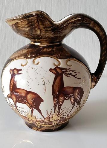 VINTAGE PORSELEINEN KAN van H.BEQUET, BELGIË  beschikbaar voor biedingen