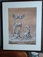 Johfra prachtig kunstwerk. Zie omschrijving., Antiek en Kunst, Kunst | Tekeningen en Foto's, Ophalen