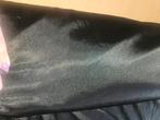 Satijn stretch zwart, Hobby en Vrije tijd, Stoffen en Lappen, 120 cm of meer, Zwart, Nieuw, Ophalen of Verzenden