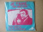 s1218 jane birkin - je taime moi non plus, Ophalen, Gebruikt, Overige genres, 7 inch