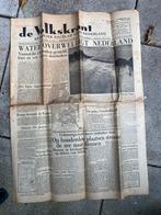 Volkskrant waternoodskrant  februari 1953, Verzamelen, Ophalen of Verzenden, 1940 tot 1960, Krant