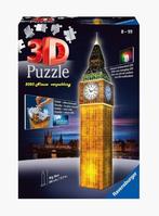 Nieuw: Ravensburger Big Ben Night Edition 3D puzzel 216 st., Ophalen, Minder dan 500 stukjes, Nieuw, Rubik's of 3D-puzzel