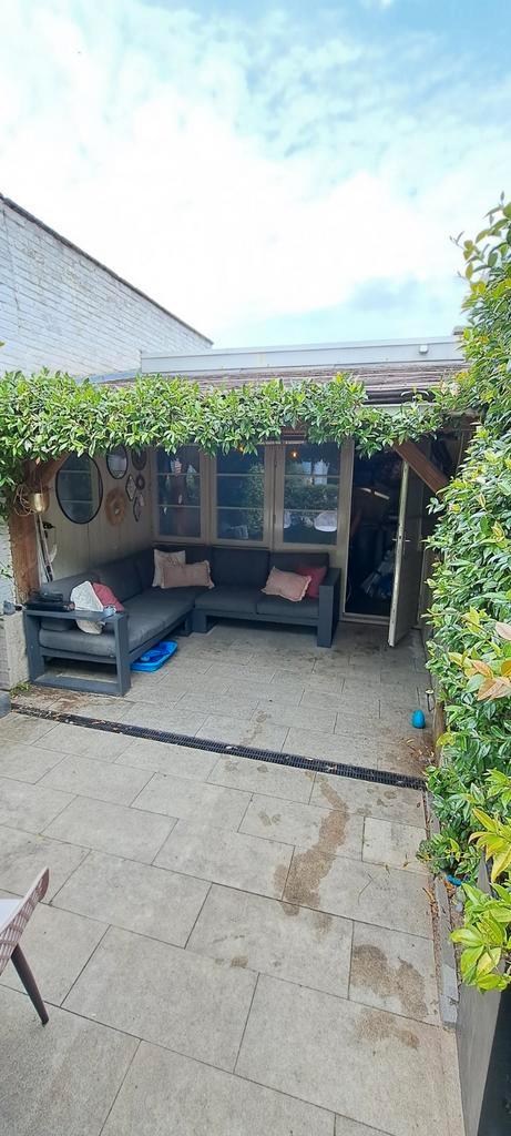 Overkapping - veranda - afdak - douglas hout - balken, Tuin en Terras, Overkappingen, Zo goed als nieuw, Overige typen, Ophalen