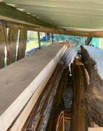 Brede Winddroge Eiken Balken - 3 Meter, Doe-het-zelf en Verbouw, Hout en Planken, Ophalen, Eiken, Zo goed als nieuw, Balk