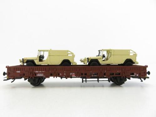Marklin H0 OVP 46960 4MFOR 2 Legervoertuigen Serval op wagen, Hobby en Vrije tijd, Modeltreinen | H0, Nieuw, Wagon, Wisselstroom