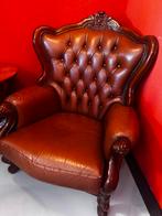 fauteuils set Vintage chesterfield barok 2 x, Antiek en Kunst, Antiek | Meubels | Stoelen en Banken, Ophalen