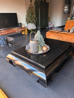 Massief houten opium salontafel - Prachtstuk!, Ophalen, Gebruikt, 100 tot 150 cm, Eikenhout