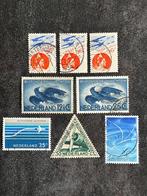 1931-80 NVPH LP9Aa, 9Ab,9B,10,11 14-16 Luchtpost Gestempeld, Postzegels en Munten, Postzegels | Nederland, Ophalen of Verzenden
