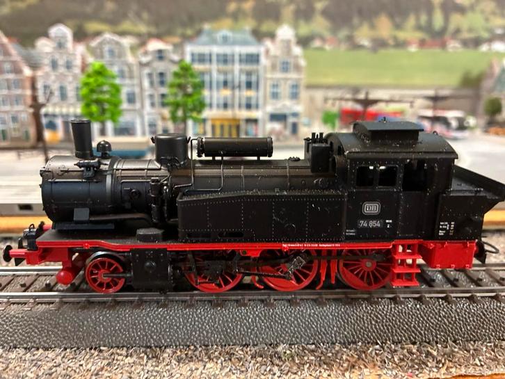 Marklin BR 74 -854 MFX - Uit Set 29074 - Digitaal, Hobby en Vrije tijd, Modeltreinen | H0, Gebruikt, Locomotief, Wisselstroom