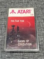 Atari Cassette - Tik-Tak Toe / Dawn of Civilization, Computers en Software, Vintage Computers, Ophalen of Verzenden, Commodore 64