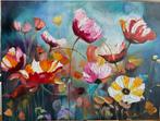 Vrolijke bloemen, Hobby en Vrije tijd, Schilderen, Ophalen of Verzenden, Nieuw