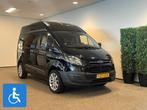 Ford Transit Custom L1H2 Rolstoelbus, Auto's, Bestelauto's, 12 maanden, Stof, 4 cilinders, Zwart