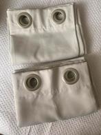 4 beige grijze ring gordijnen, Beige, 150 tot 200 cm, Gebruikt, Ophalen of Verzenden