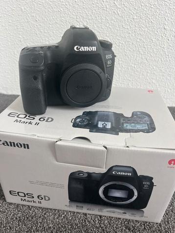 Professionele Spiegelreflexcamera, Canon EOS 6D, Mark II beschikbaar voor biedingen