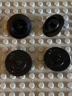Lego partij 4 stuks treinwiel treinwielen 38340 zwart NIEUW, Nieuw, Ophalen of Verzenden, Lego, Losse stenen