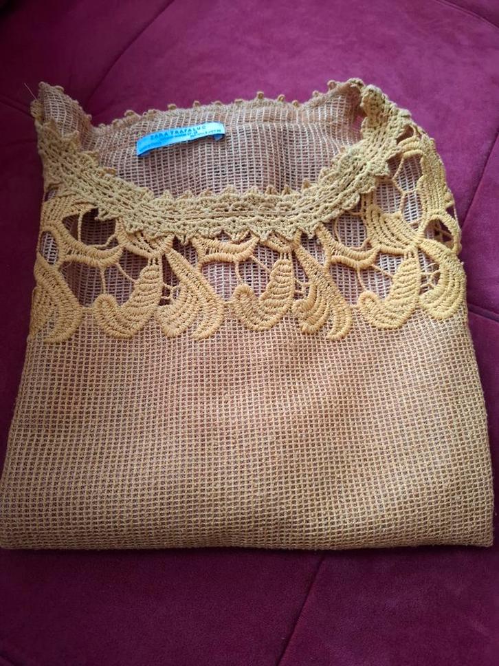 Zara Trafaluc Blouse - Zo goed als nieuw!, Kleding | Dames, Blouses en Tunieken, Zo goed als nieuw, Maat 36 (S), Geel, Ophalen of Verzenden