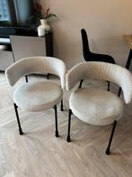 Twee teddy boucle stoelen, Ophalen of Verzenden, Zo goed als nieuw, Wit, Twee